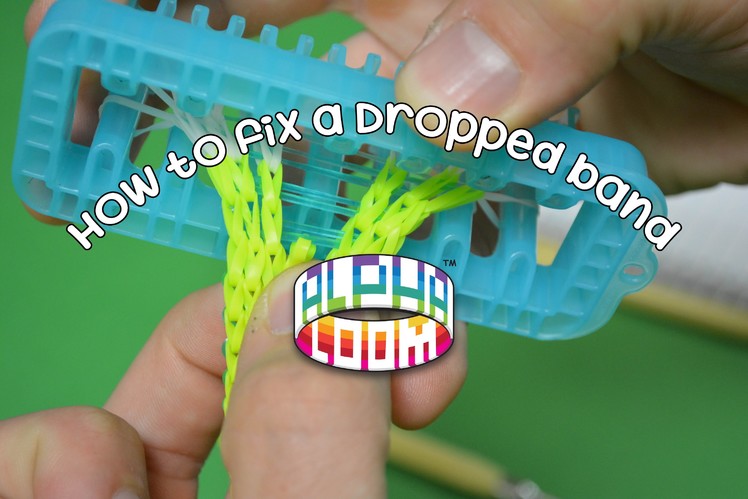 Alpha Loom™ Tips and Tricks: how to fix a dropped band