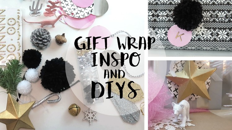 Christmas Gift Wrapping Ideas + DIYS 2015