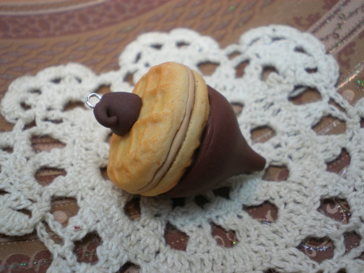 Clay Tutorial: Acorn Candy Cookie