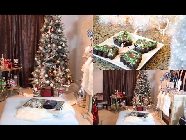Decorate With Me! Christmas Room Tour - Christmas Decorating Ideas  2014 - MissLizHeart