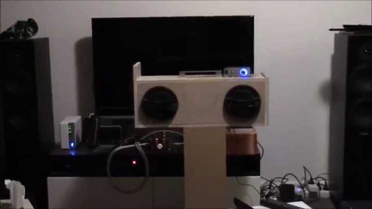 DIY Boombox - Sony Car Speakers + Lepai LP-2020A+