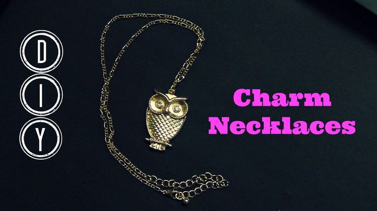 DIY Charm Necklaces! DIY Christmas Gift ♥
