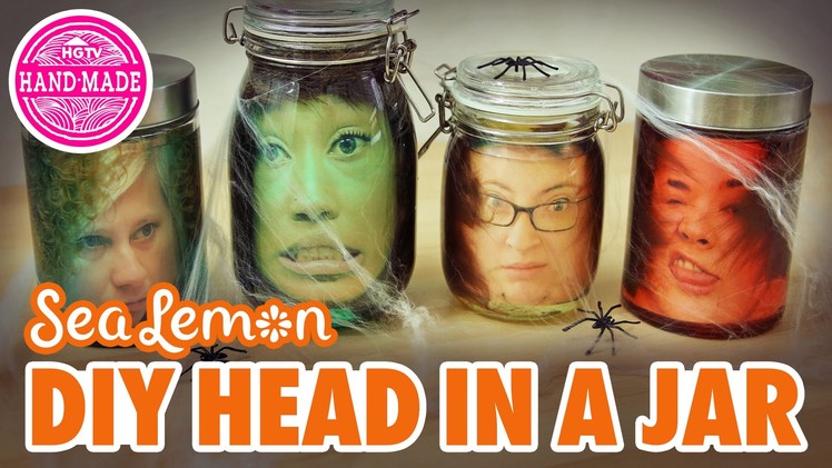 DIY Head in a Jar with Sea Lemon - HGTV Handmade