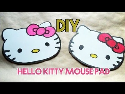 DIY Hello Kitty Mouse Pad