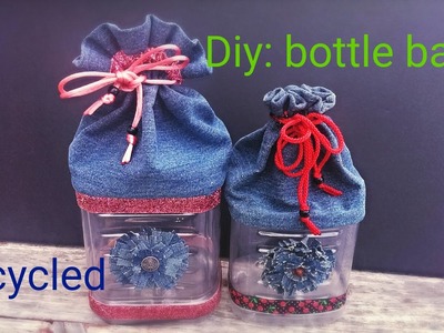 Diy: How to make a bottle bag using recycling materials