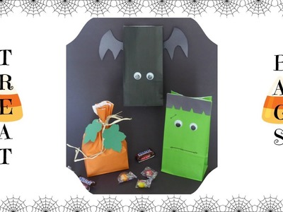 DIY: How to Make Halloween Treat Candy Bags | Halloween Treat Bags