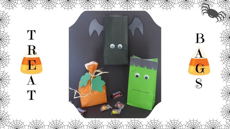 DIY: How to Make Halloween Treat Candy Bags | Halloween Treat Bags