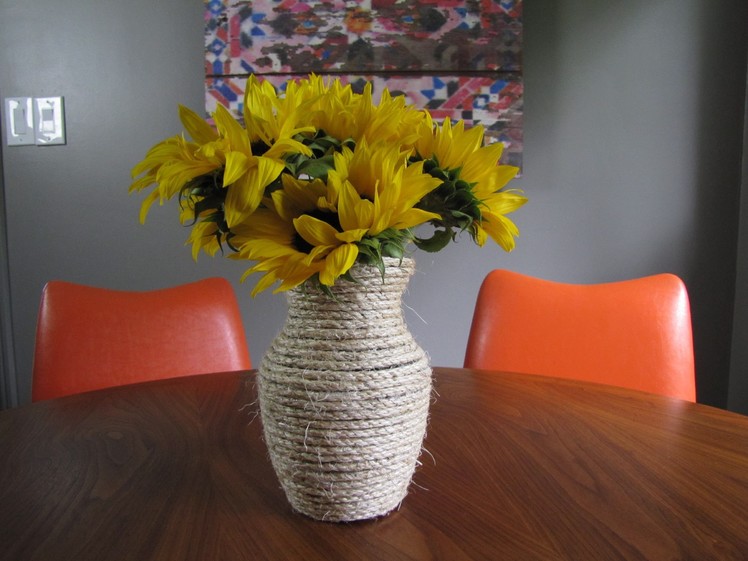 DIY Rope Vases