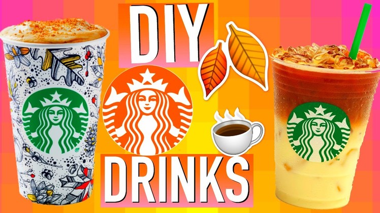 DIY Starbucks Drinks for Fall! Tanamontana