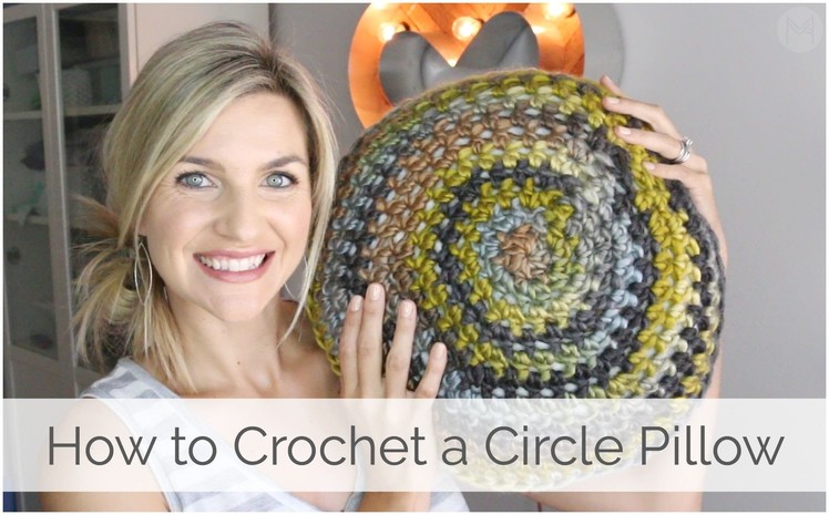 How to Crochet a Round Pillow