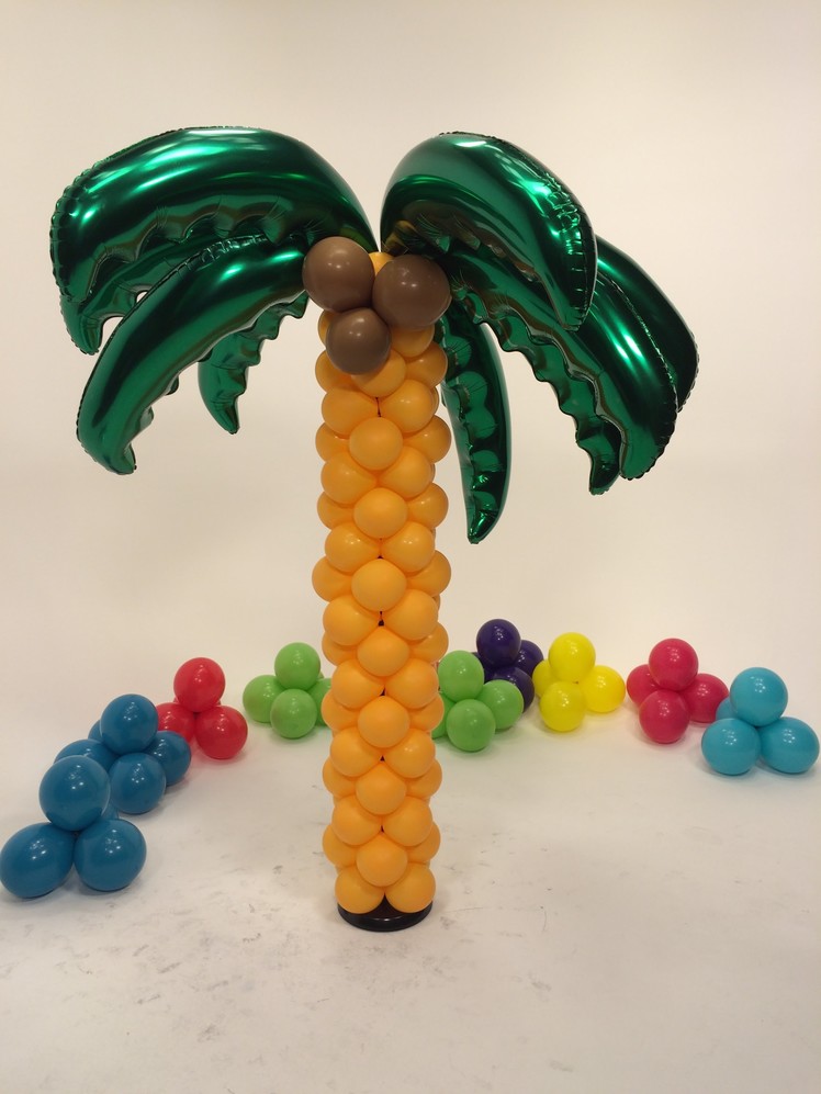 How To Make A Balloon Palm Tree Tower