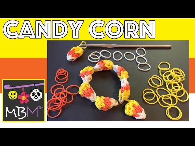 How to Make a Candy Corn Charm Without a Rainbow Loom