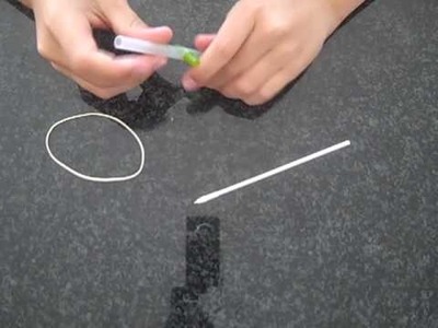 How to make a mini cross bow