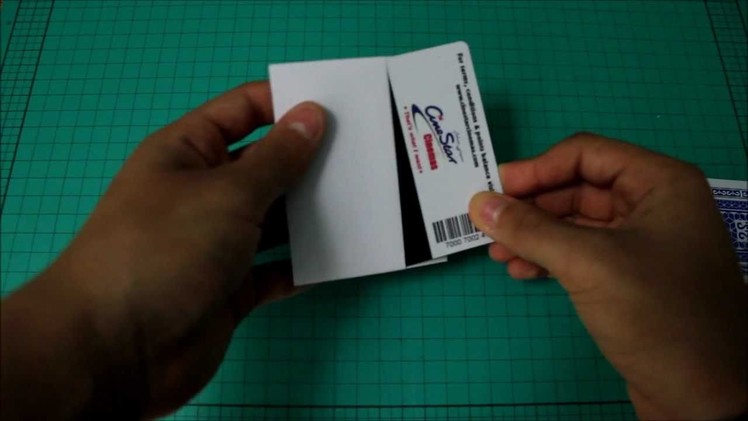 How to make a Paper Mini wallet.Credit card Holder