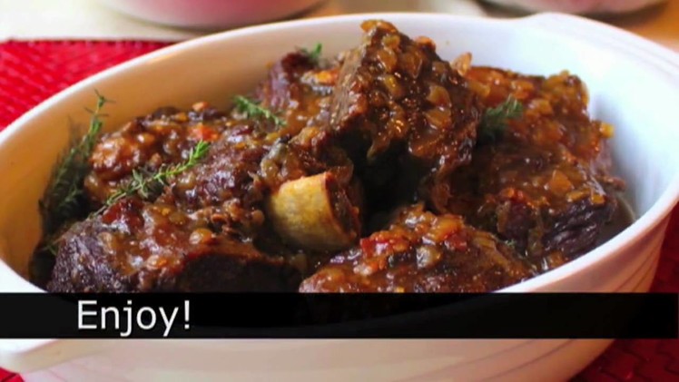 How to Make Beef Short Ribs - Sherry Braised Beef Short Ribs Recipe