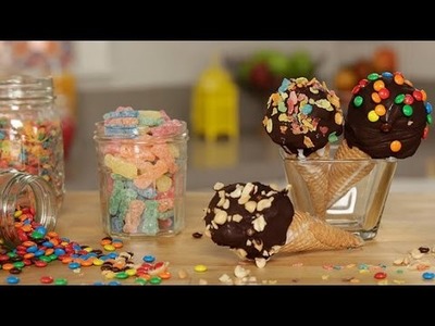 How to Make DIY Nestle Drumstick Ice Cream Cones | Get the Dish