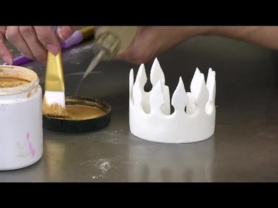 How to Make Fondant Crowns : Fondant Designs
