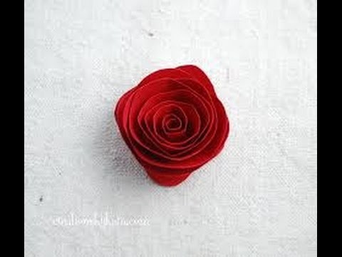 How to make paper Rose in easy steps