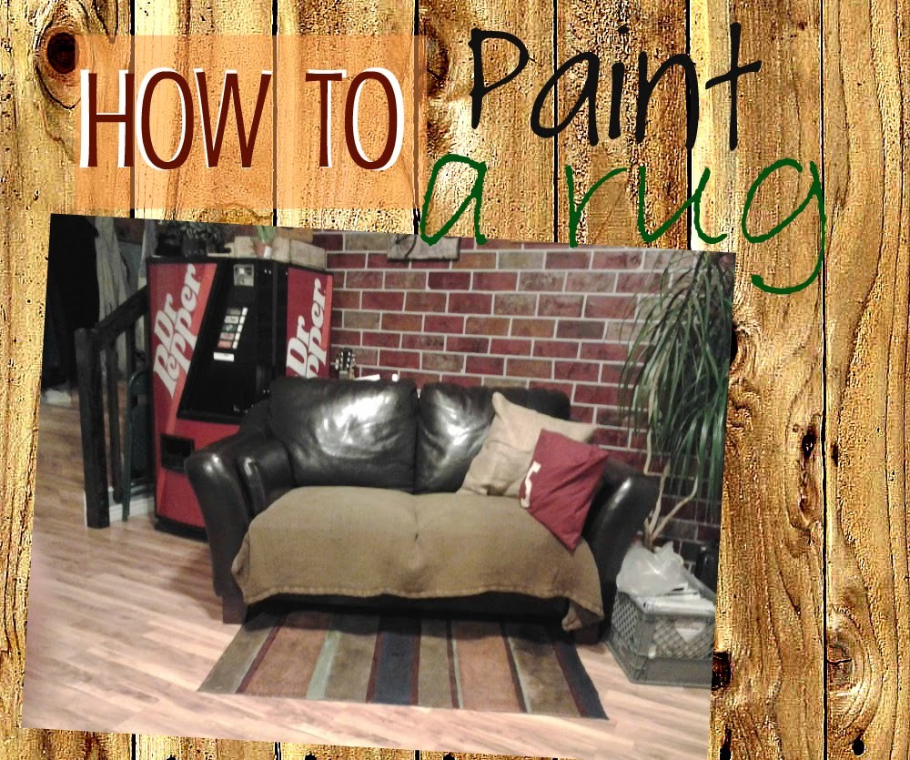 How to paint a rug