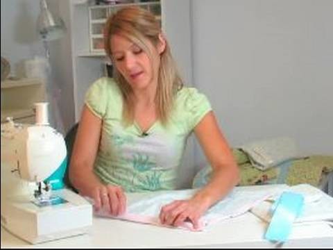 How to Sew a Baby Blanket : How to Miter Baby Blanket Binding Corners