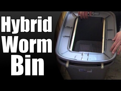Hybrid Worm Bin (The Best DIY Worm Farm)