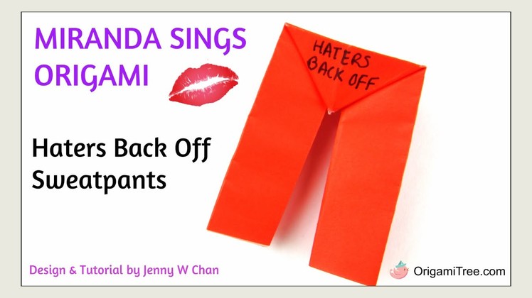 Miranda Sings Origami Sweatpants - Selp-Helf (Self-Help) by Miranda Sings Book Crafts - Paper Crafts