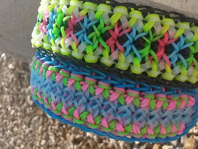 New! Carnival Twist Bracelet on Rainbow Loom