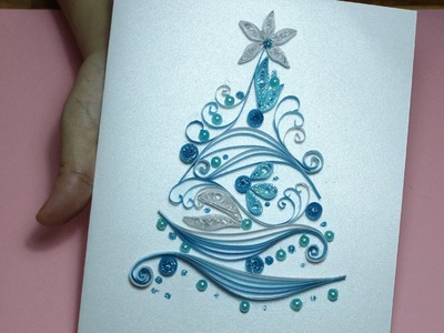[Paper Quilling Card] Paper Quilling Christmas Card tutorial #2