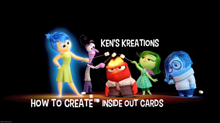 Pixar Inside Out Cards - Christmas in July #Cards4Love