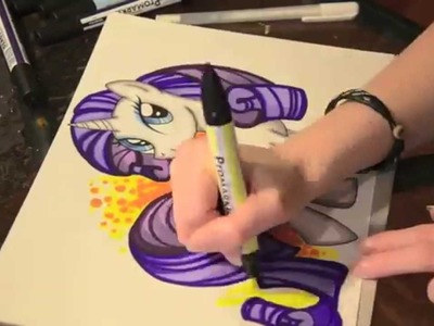 Speed painting MLP 2 of 6 - Rarity