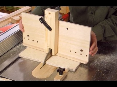 Table saw dovetail jig build 1.2