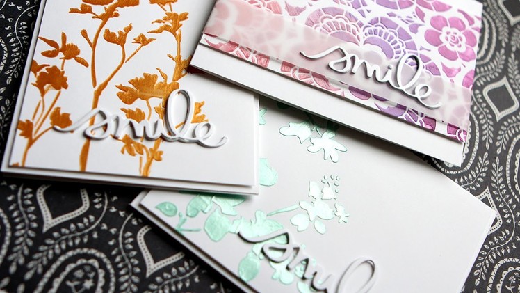 Tim Holtz Stencils & Colored Embossing Paste
