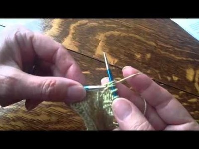 Vigneto Shawl - Textured Stitch demo