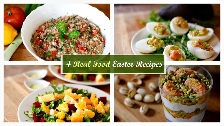 4 Easy Real Food Recipes | What I'll Eat For Easter | VitaLivesFree