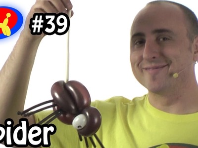 Balloon Spider - Balloon Animal Lessons #39