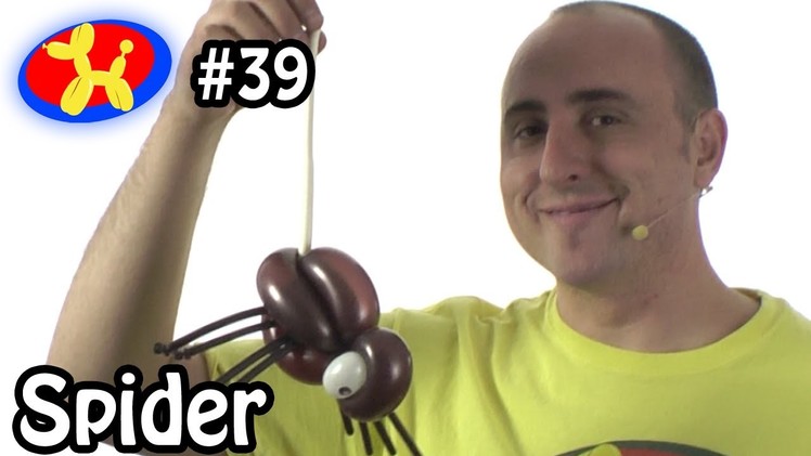 Balloon Spider - Balloon Animal Lessons #39