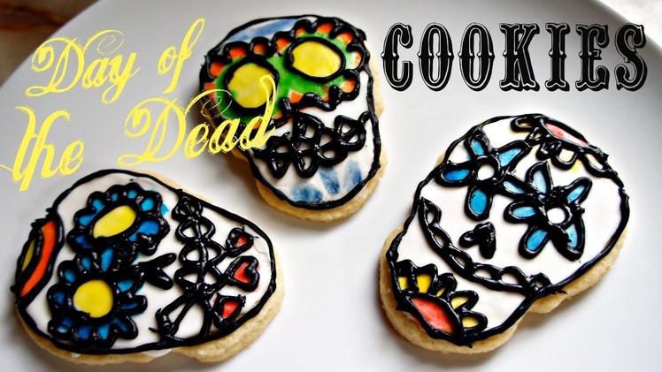 Day of the Dead Cookie Kit - sugar cookie skulls