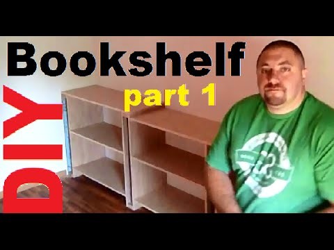 DIY 1.0 Build Hardwood Bookshelves, Book Cases, Entertainment Center, Storage Shelves, Utility Shelf
