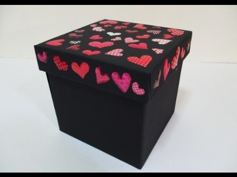 DIY : #92 RECYCLED Old Gift Box Into NEW Look ♥