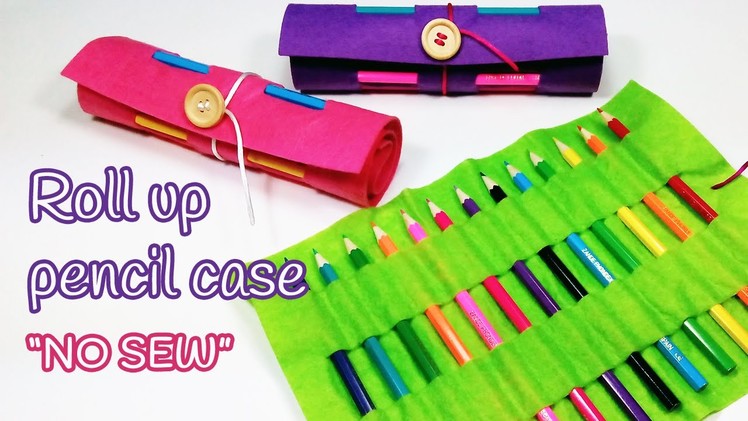 DIY crafts: Roll up PENCIL CASE (Back to school) - Innova Crafts