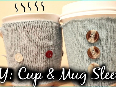DIY: Cup & Mug Sleeves! (NO SEW)