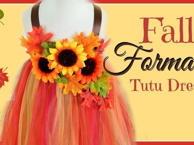 DIY Fall Formal Tutu Dress
