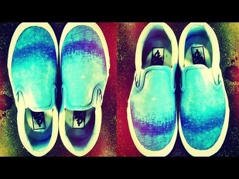 DIY Fashion | Ombre Slip-On Sneakers