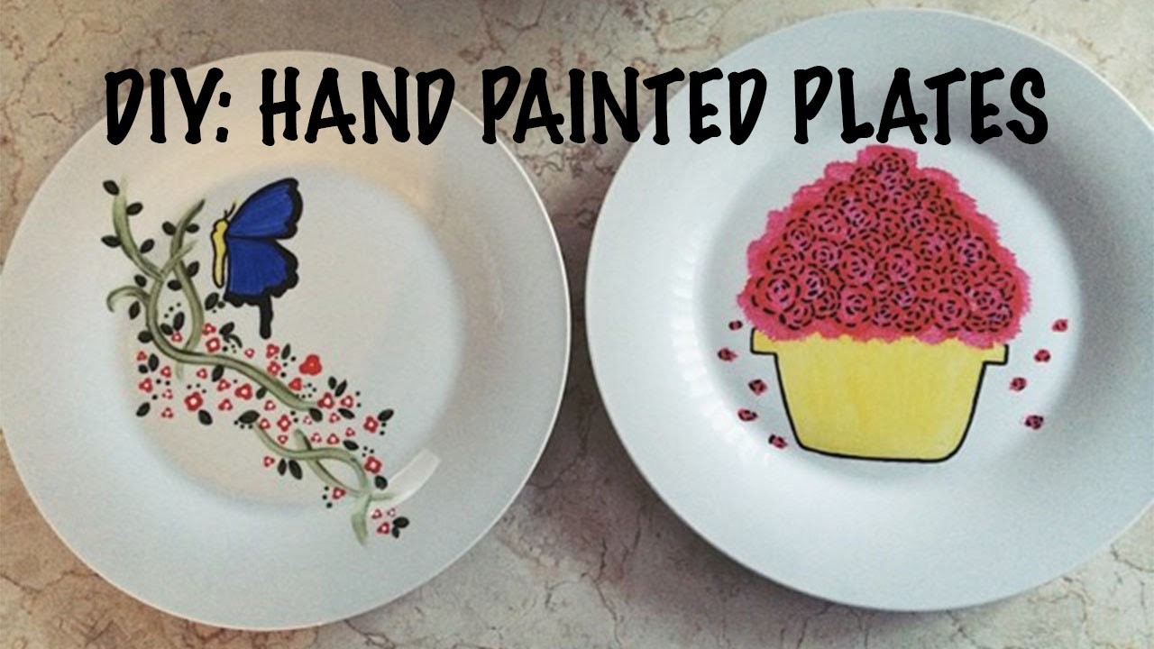 DIY: Hand Painted Plates