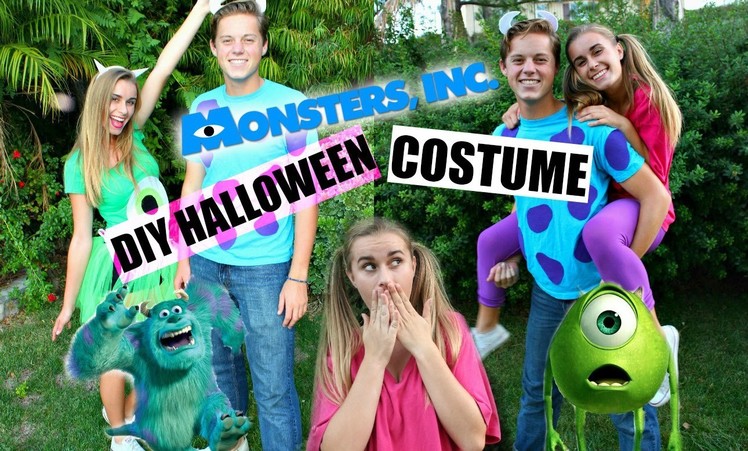 DIY Monsters, Inc. Inspired Halloween Costumes!