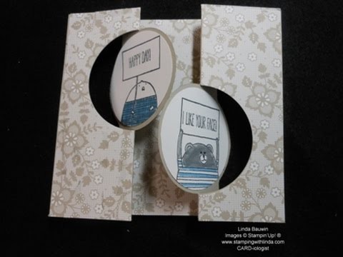Double Flip Circle Card