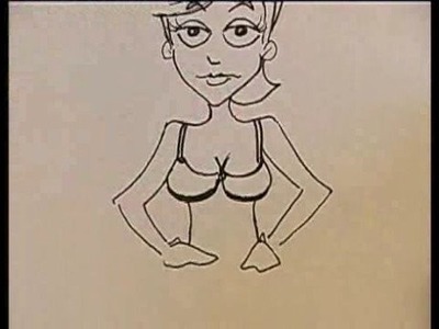 Drawing Cartoon Clothes for Women : Drawing Cartoon Clothes for Women: Underwear