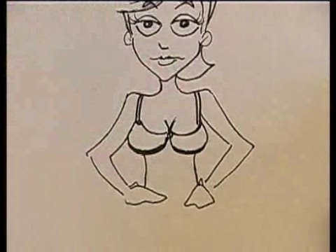Drawing Cartoon Clothes for Women : Drawing Cartoon Clothes for Women: Underwear