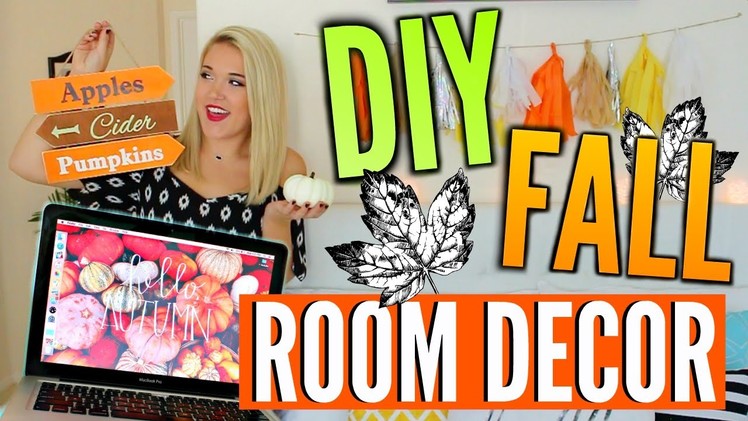 Fall DIY Room Decor + GIVEAWAY! | Cicily Boone