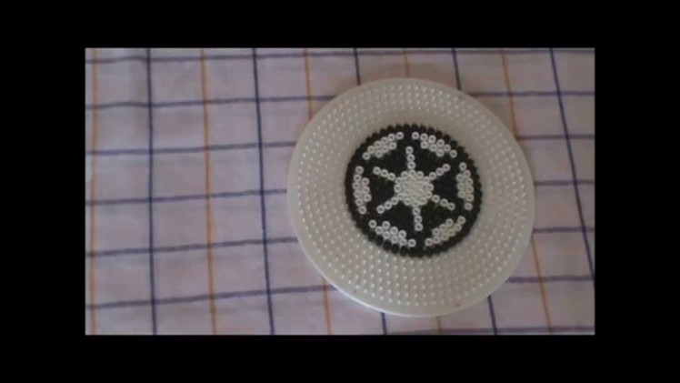 Hama Perler Beads Star Wars Empire Logo Bügelperlen